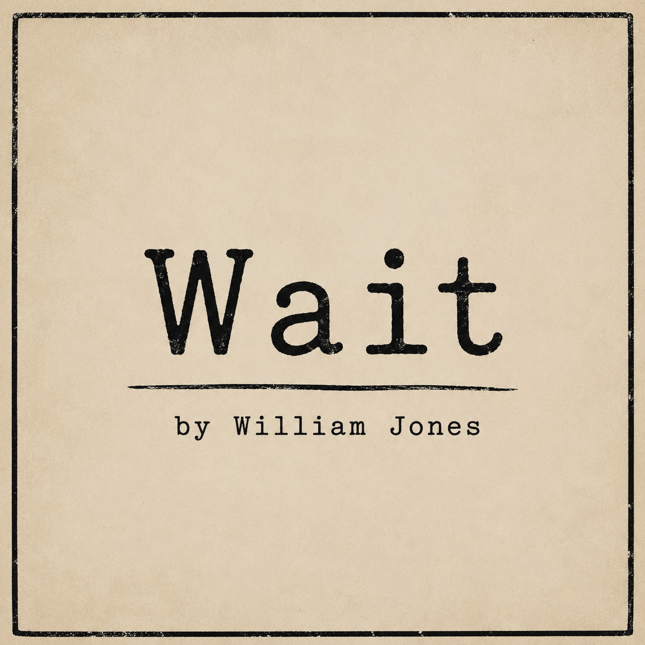 Wait - Bedroom Pop cover artwork